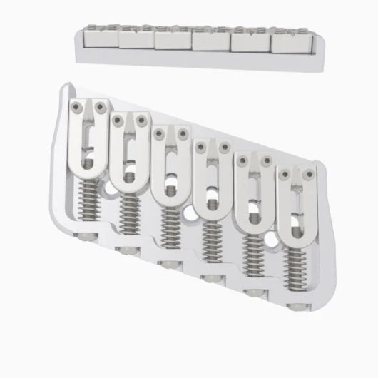Hipshot Multi-Scale Fixed Guitar Bridge, 6 String