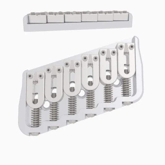 Hipshot Multi-Scale Fixed Guitar Bridge, 6 String