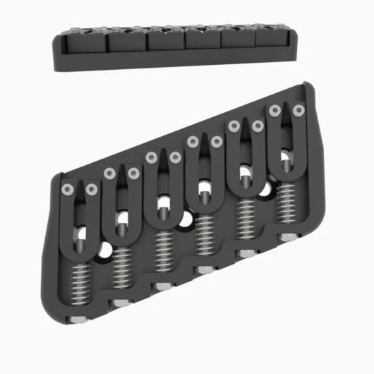 Hipshot Multi-Scale Fixed Guitar Bridge, 6 String