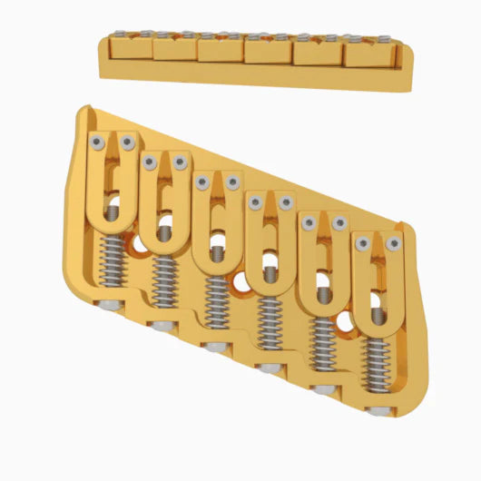 Hipshot Multi-Scale Fixed Guitar Bridge, 6 String