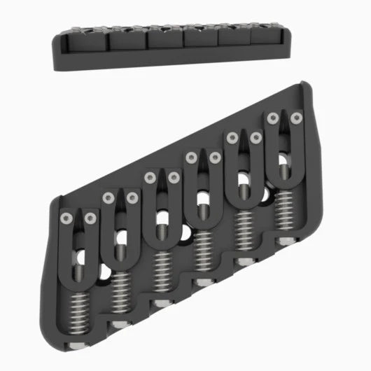 Hipshot Multi-Scale Fixed Guitar Bridge, 6 String