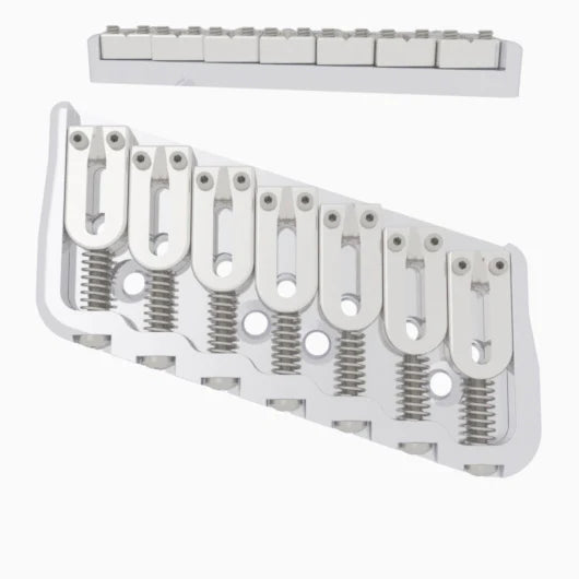 Hipshot Multi-Scale Fixed Guitar Bridge, 7 String