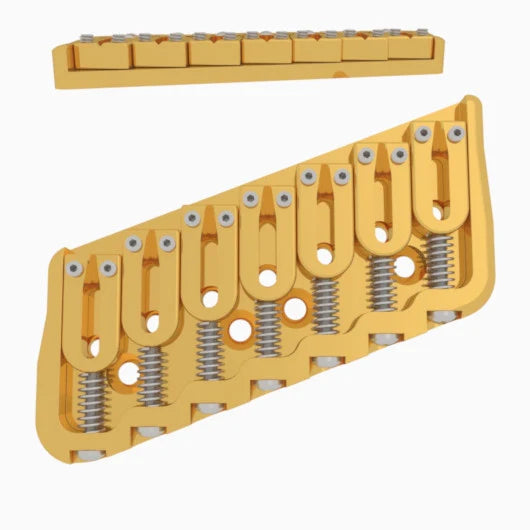 Hipshot Multi-Scale Fixed Guitar Bridge, 7 String