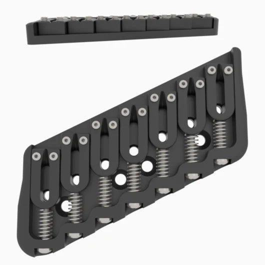 Hipshot Multi-Scale Fixed Guitar Bridge, 7 String