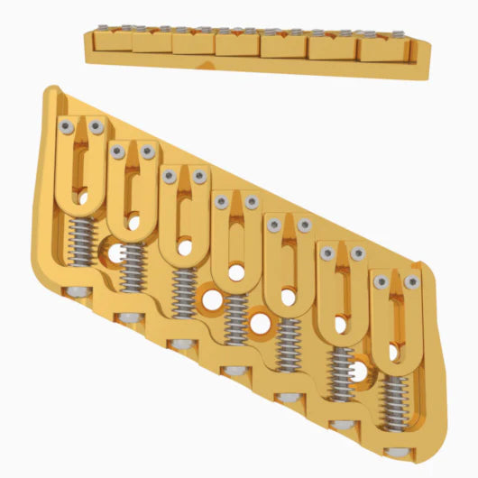 Hipshot Multi-Scale Fixed Guitar Bridge, 7 String