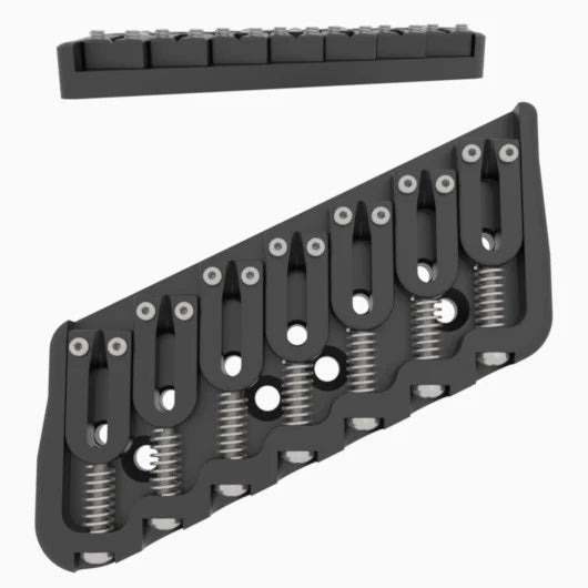 Hipshot Multi-Scale Fixed Guitar Bridge, 7 String