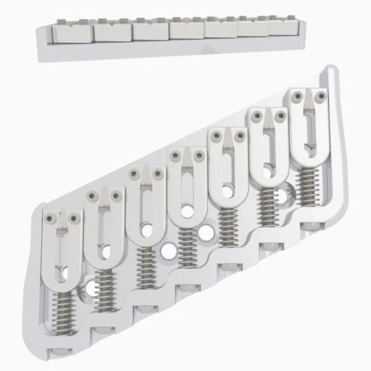 Hipshot Multi-Scale Fixed Guitar Bridge, 7 String