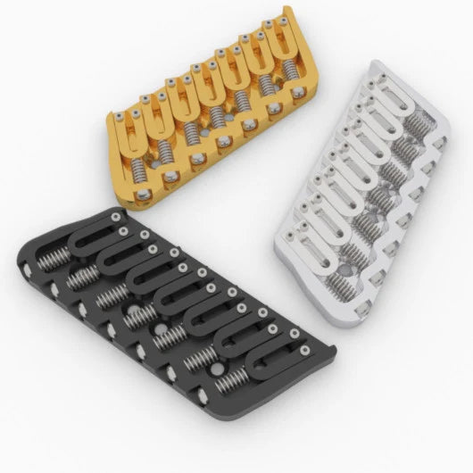 Hipshot Multi-Scale Fixed Guitar Bridge, 7 String