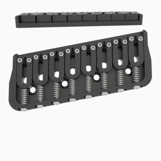 Hipshot Multi-Scale Fixed Guitar Bridge, 8 String