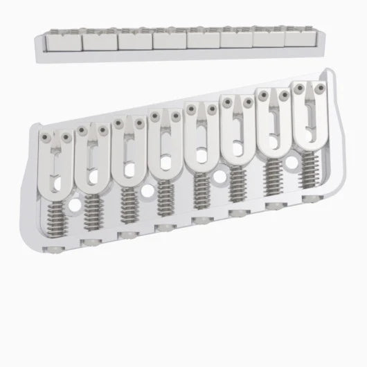 Hipshot Multi-Scale Fixed Guitar Bridge, 8 String