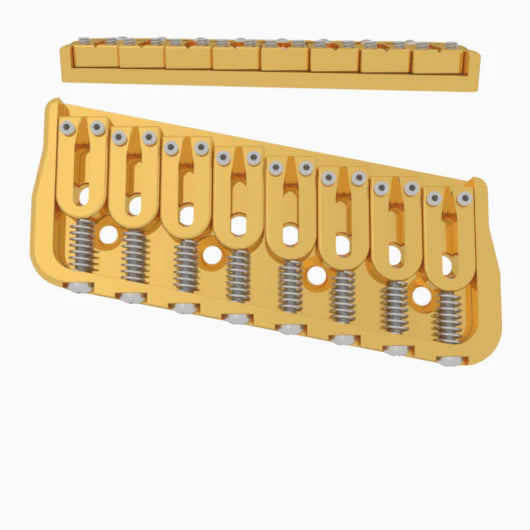 Hipshot Multi-Scale Fixed Guitar Bridge, 8 String