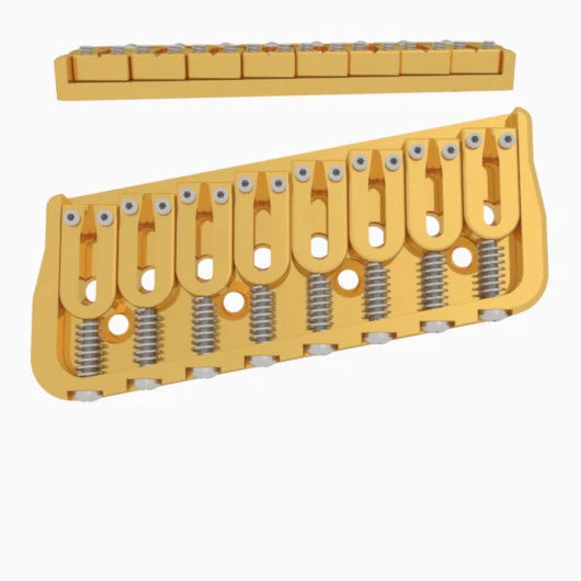 Hipshot Multi-Scale Fixed Guitar Bridge, 8 String