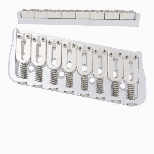 Hipshot Multi-Scale Fixed Guitar Bridge, 8 String