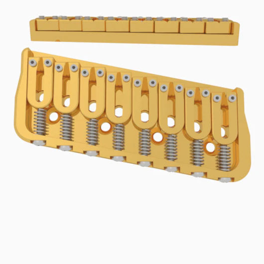 Hipshot Multi-Scale Fixed Guitar Bridge, 8 String