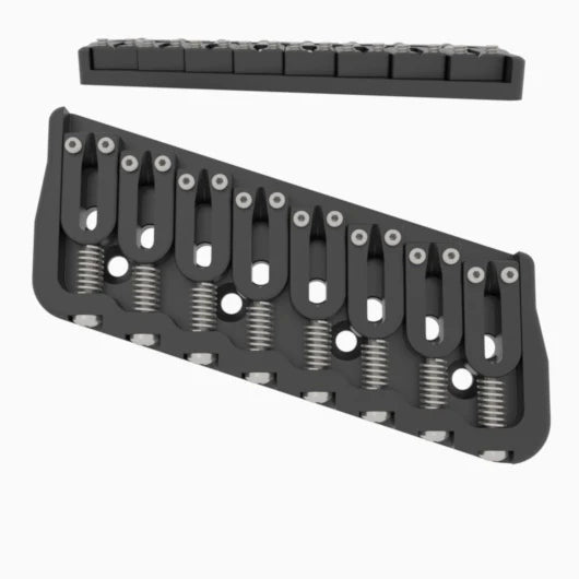 Hipshot Multi-Scale Fixed Guitar Bridge, 8 String