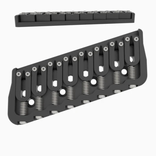 Hipshot Multi-Scale Fixed Guitar Bridge, 8 String