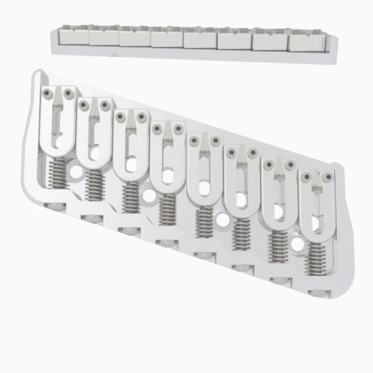 Hipshot Multi-Scale Fixed Guitar Bridge, 8 String