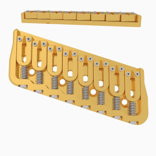 Hipshot Multi-Scale Fixed Guitar Bridge, 8 String