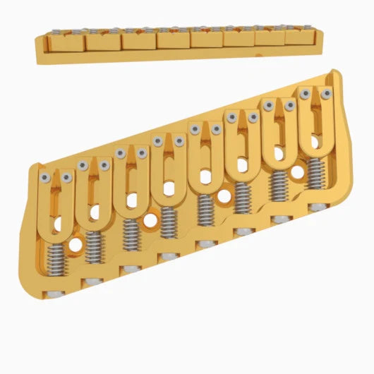 Hipshot Multi-Scale Fixed Guitar Bridge, 8 String