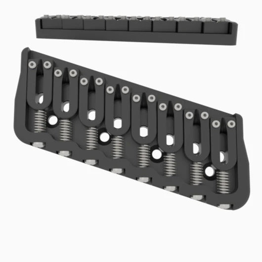 Hipshot Multi-Scale Fixed Guitar Bridge, 8 String