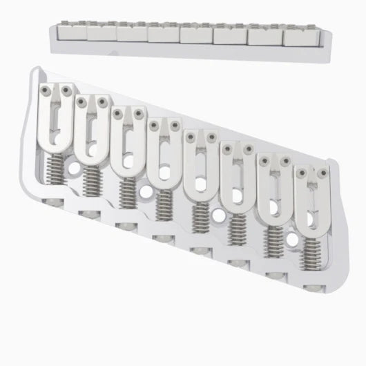 Hipshot Multi-Scale Fixed Guitar Bridge, 8 String