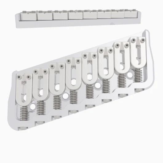 Hipshot Multi-Scale Fixed Guitar Bridge, 8 String