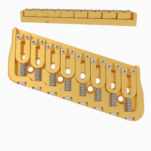 Hipshot Multi-Scale Fixed Guitar Bridge, 8 String