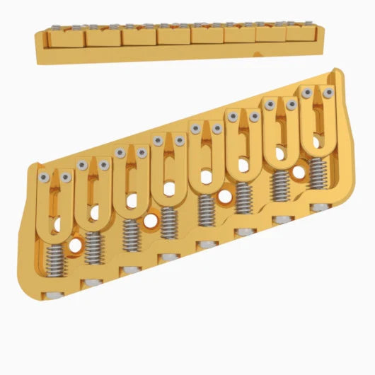 Hipshot Multi-Scale Fixed Guitar Bridge, 8 String