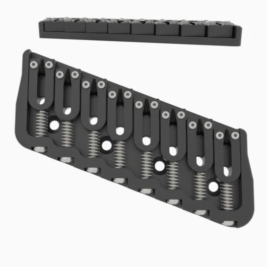 Hipshot Multi-Scale Fixed Guitar Bridge, 8 String