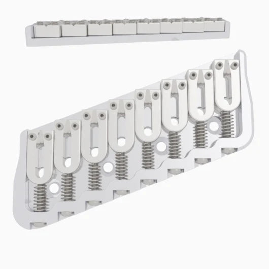 Hipshot Multi-Scale Fixed Guitar Bridge, 8 String