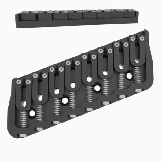 Hipshot Multi-Scale Fixed Guitar Bridge, 8 String