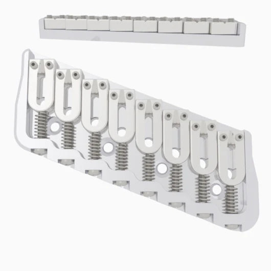 Hipshot Multi-Scale Fixed Guitar Bridge, 8 String