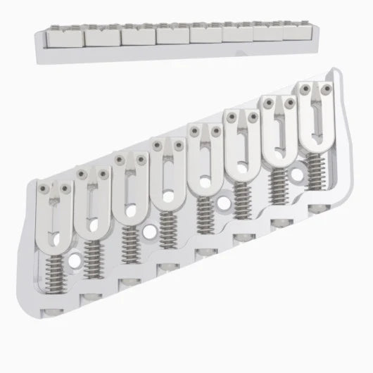 Hipshot Multi-Scale Fixed Guitar Bridge, 8 String