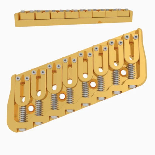 Hipshot Multi-Scale Fixed Guitar Bridge, 8 String