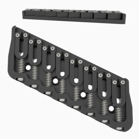 Hipshot Multi-Scale Fixed Guitar Bridge, 8 String