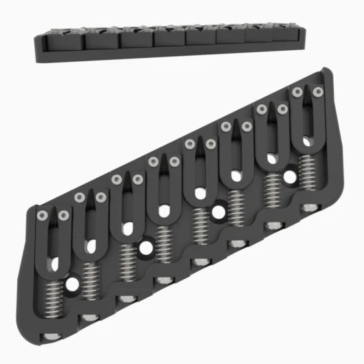 Hipshot Multi-Scale Fixed Guitar Bridge, 8 String