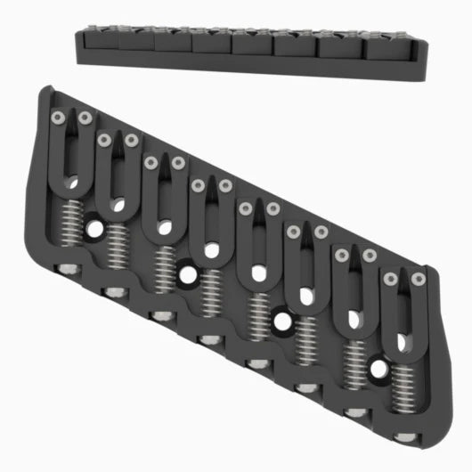 Hipshot Multi-Scale Fixed Guitar Bridge, 8 String