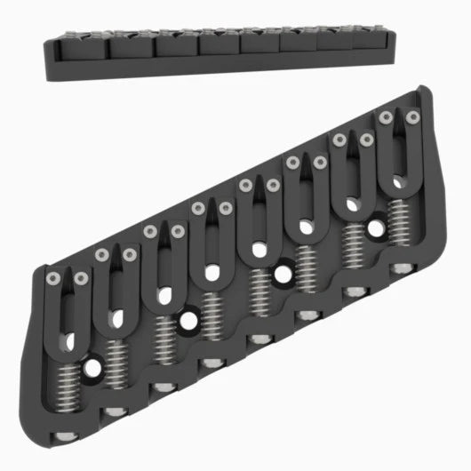 Hipshot Multi-Scale Fixed Guitar Bridge, 8 String