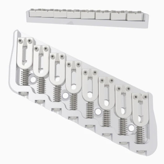 Hipshot Multi-Scale Fixed Guitar Bridge, 8 String