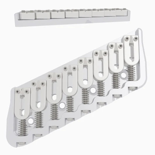 Hipshot Multi-Scale Fixed Guitar Bridge, 8 String