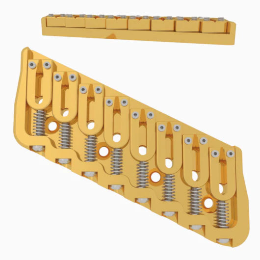 Hipshot Multi-Scale Fixed Guitar Bridge, 8 String