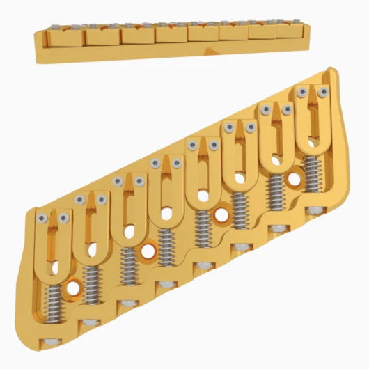 Hipshot Multi-Scale Fixed Guitar Bridge, 8 String