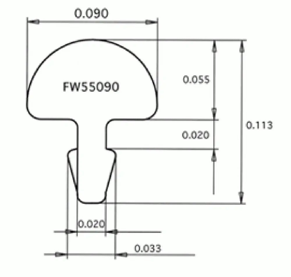 Jescar Fretwire FL55090