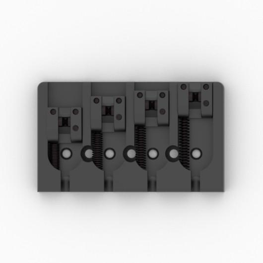Hipshot A Style Bass Bridge - FM2, Black