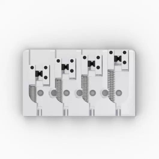 Hipshot A Style Bass Bridge - FM2, Chrome