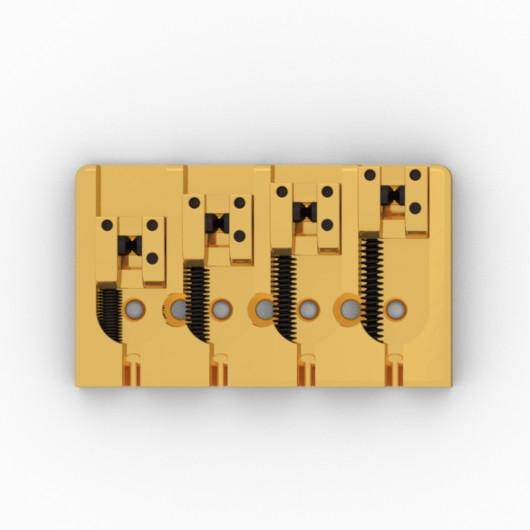 Hipshot A Style Bass Bridge - FM2, Gold