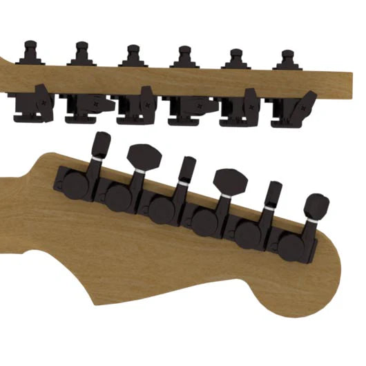 Hipshot Grip-Lock 6 In Line Closed Locking Tuner Upgrade Kits