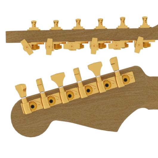 Hipshot Classic 6 In Line Tuner Upgrade Kits