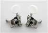 Allparts TK-7874-001 Gotoh Ukulele Keys Nickel, (Qty 4)