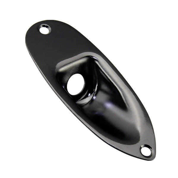Jackplate for Stratocaster, Black